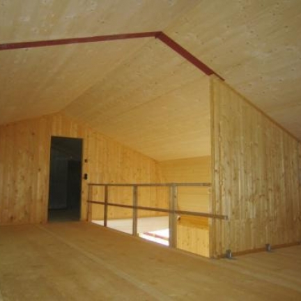 Dachgeschoss in Brettsperrholzbauweise